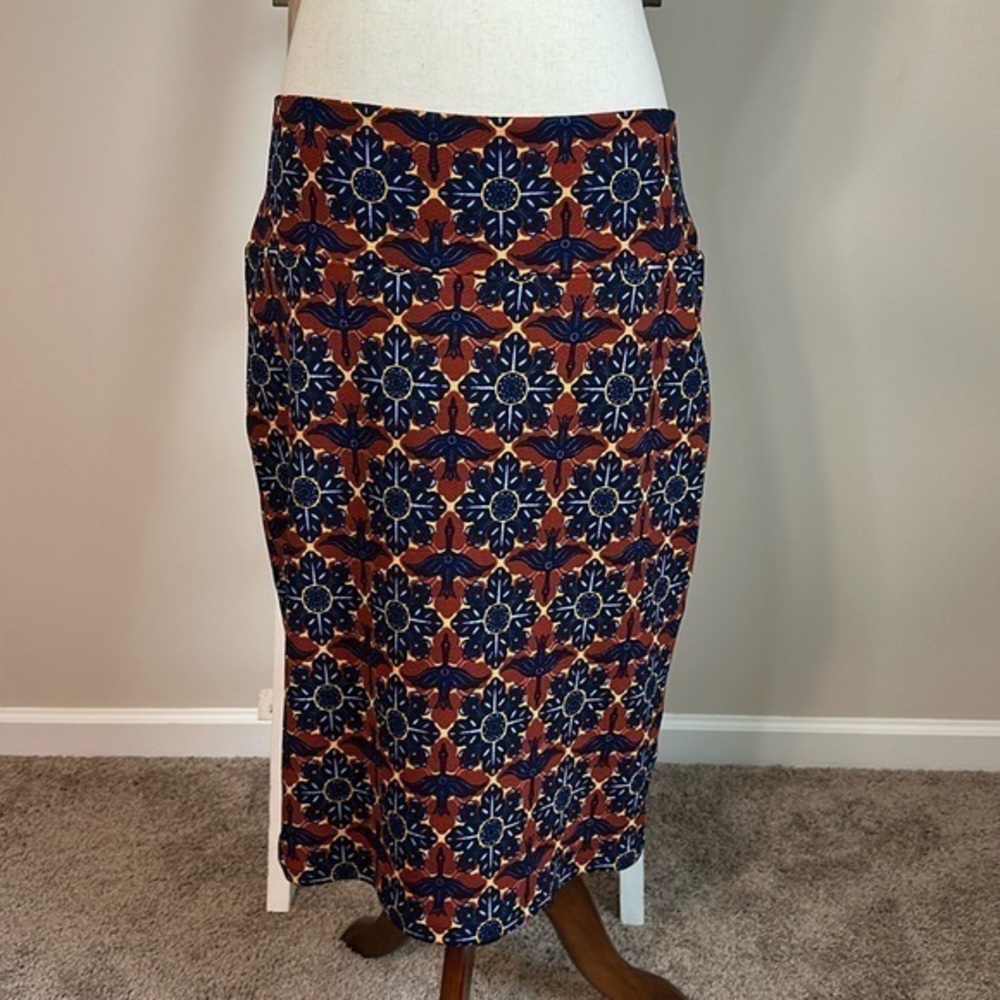 LuLaRoe Colorful Cassie Pencil Skirt in Career Collection Size Large in GUC